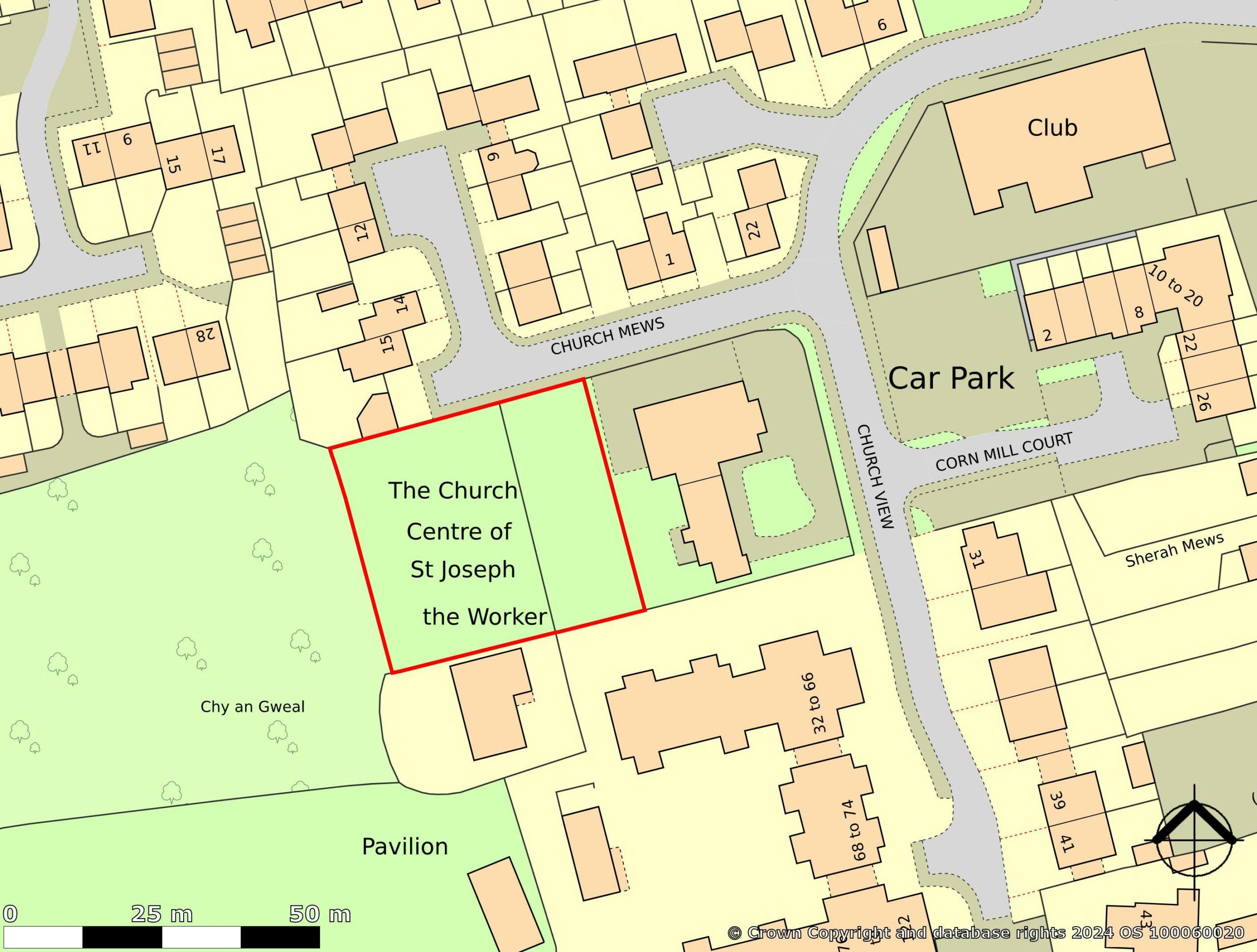 Land to the Rear of St Joseph the Worker Church, Church Mews, Sherburn ...